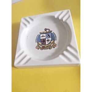 Vintage 1955 USA Antarctica Operation Deep Freeze Cigarette Ashtray 5 3/4"